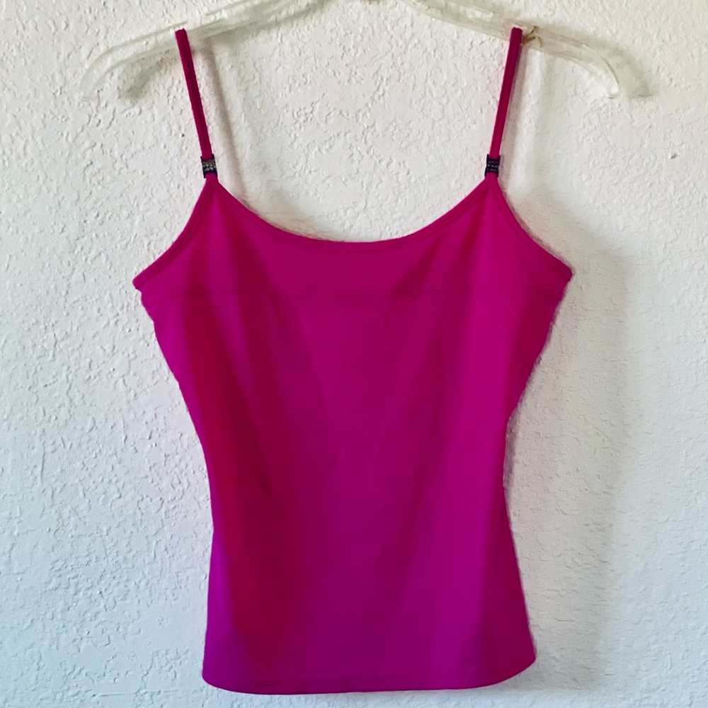 Cherry USA Adjustable Strap Pretty Pink Stretch Camisole M/L